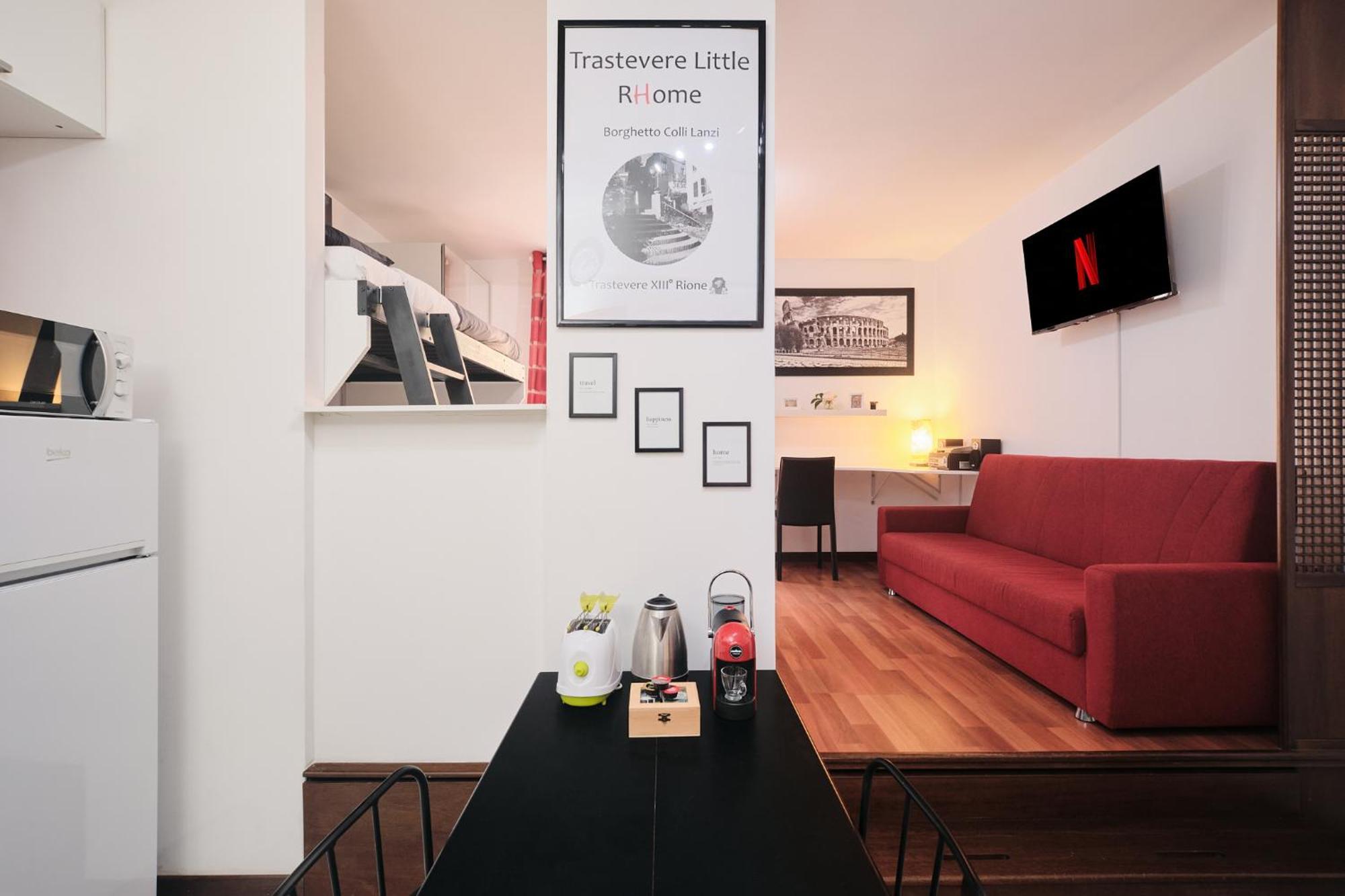 Trastevere- Flat Con Giardino, Ac, Wi-Fi & Netflix Rome Luaran gambar