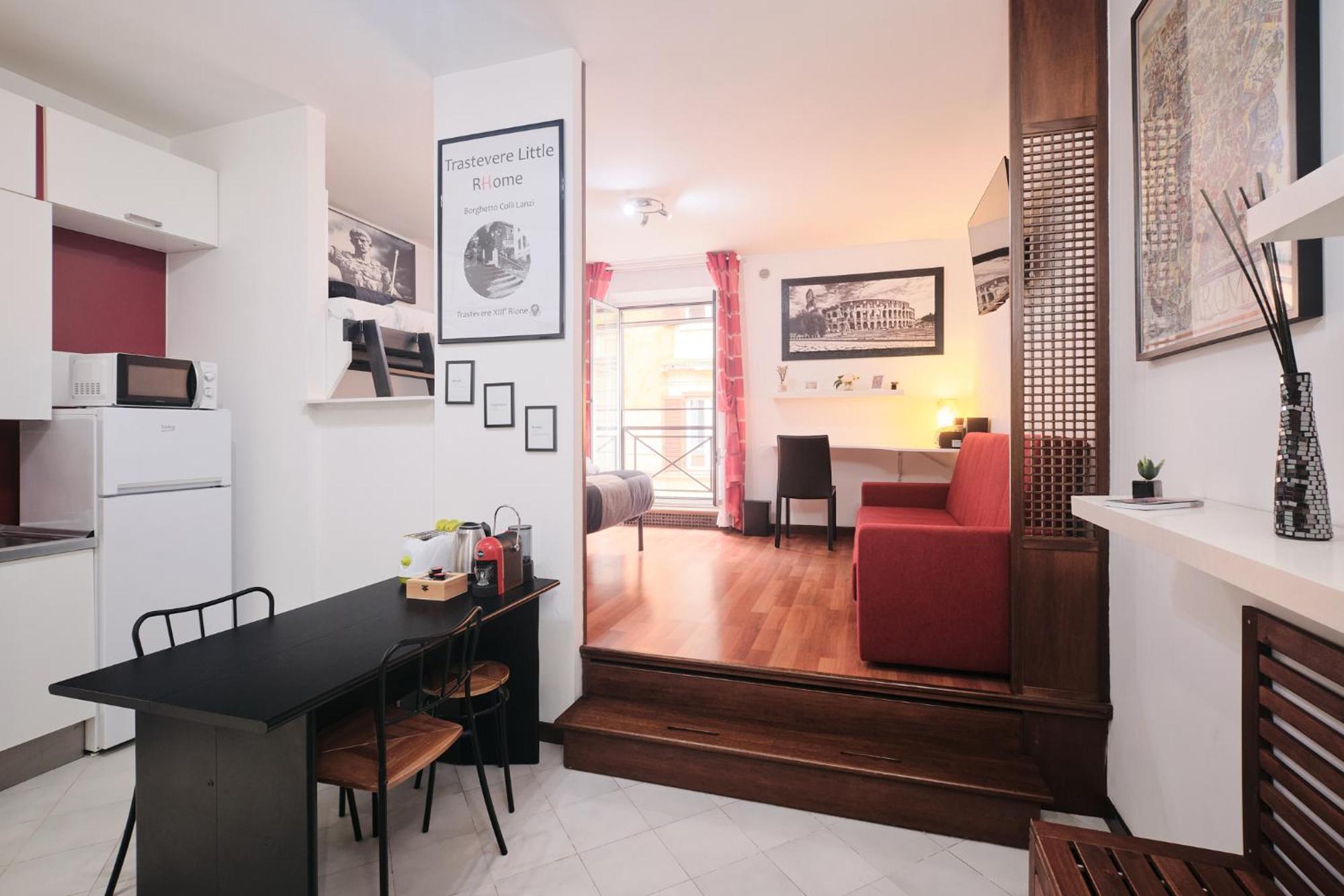 Trastevere- Flat Con Giardino, Ac, Wi-Fi & Netflix Rome Luaran gambar